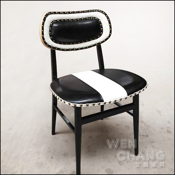黑白撞色餐椅