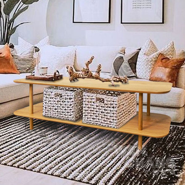 雙層設計茶几電視櫃