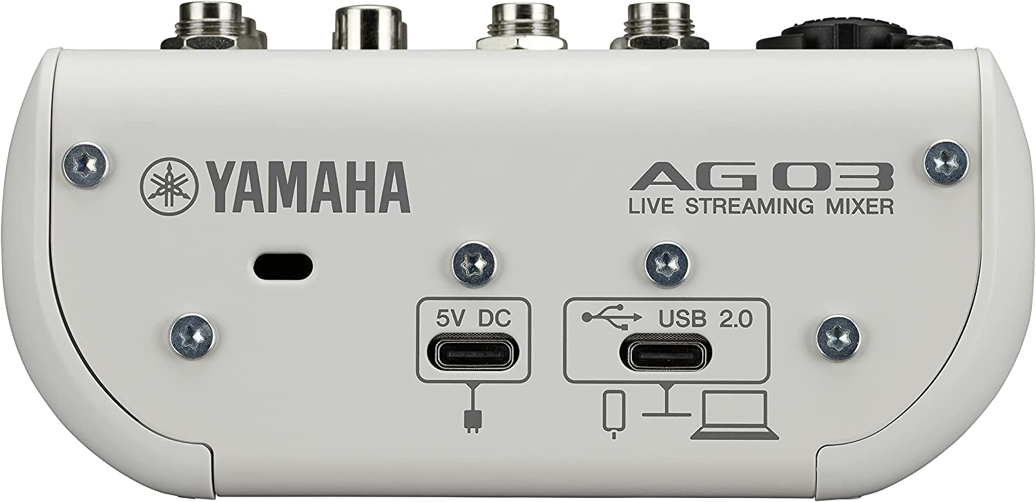2色日本公司貨YAMAHA AG03MK2 網路直播混音介面Mixer 三軌3軌混音器宅