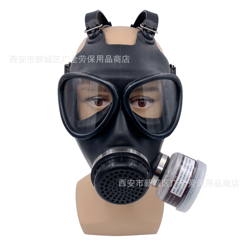 【免運+快速出貨】 噴漆化工農藥防毒面具鬼臉便攜87式消防