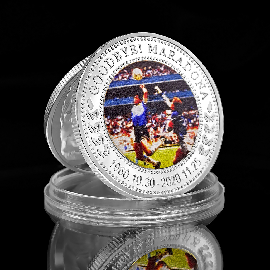 馬拉多納球星硬幣紀念章阿根廷足球明星金幣銀幣禮品擺件紀念| 協貿國際日用品生活3館| 樂天市場Rakuten