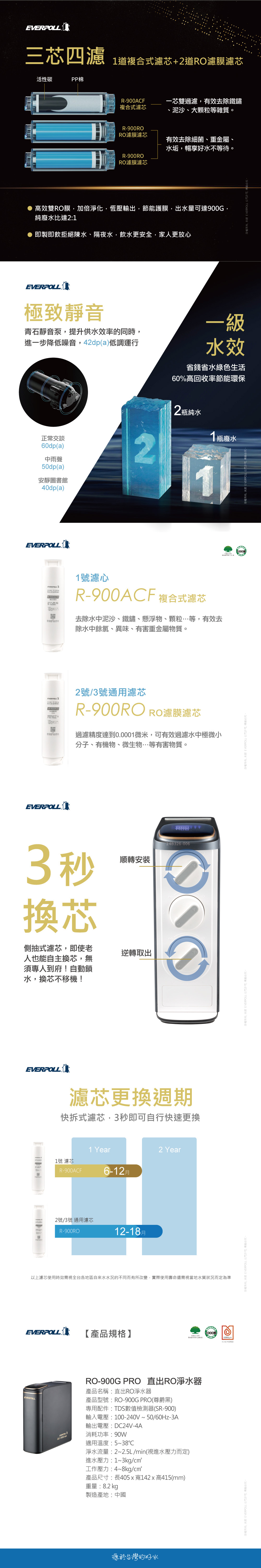EVERPOLL-愛惠浦-RO-900G-PRO-無桶-純水機