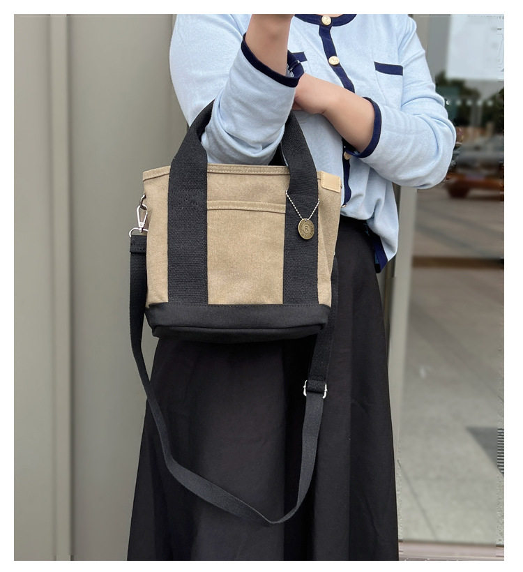 日本樂天多分格帆布包單肩斜後背包母嬰媽咪包托特包女包大容量正 包/箱/袋 背包/書包/肩包 3