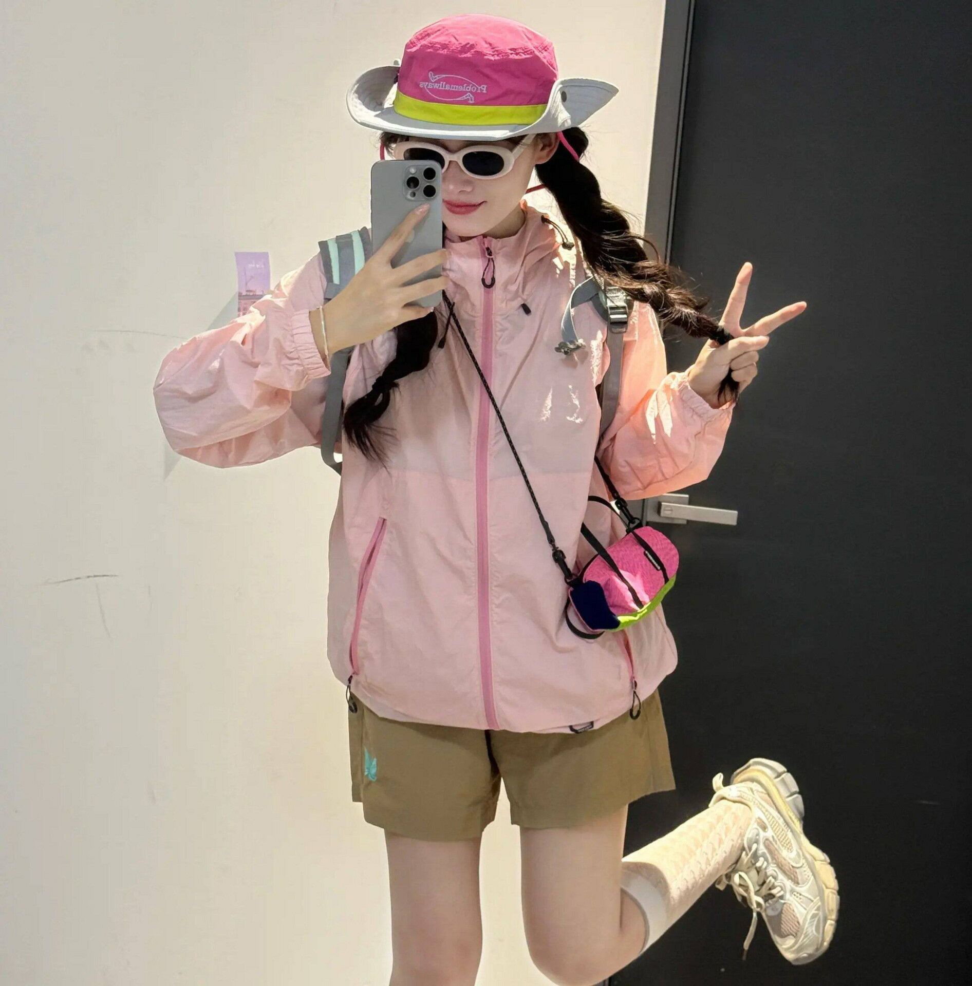 白玉冷白皮戶外山系2026新款原紗防曬衣女UPF涼感連帽巨好 女性/女童服飾 大衣/外套/防風夾克/披肩 4