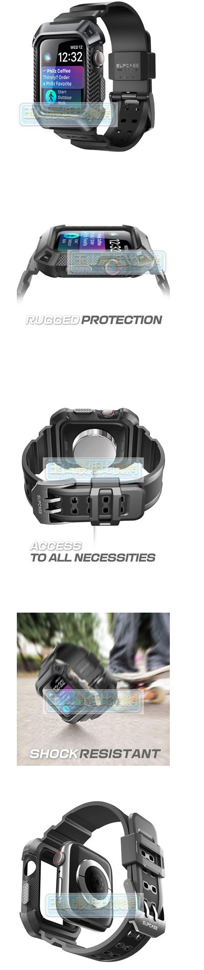 supcase unicorn beetle pro apple watch 4